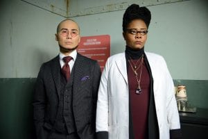 GOTHAM: L-R: Guest stars BD Wong and Tonya Pinkins in the ÒWrath of the Villains: A Dead Man Feels No ColdÓ episode of GOTHAM airing Monday, March 7 (8:00-9:01 PM ET/PT) on FOX. ©2016 Fox Broadcasting Co. Cr: FOX.