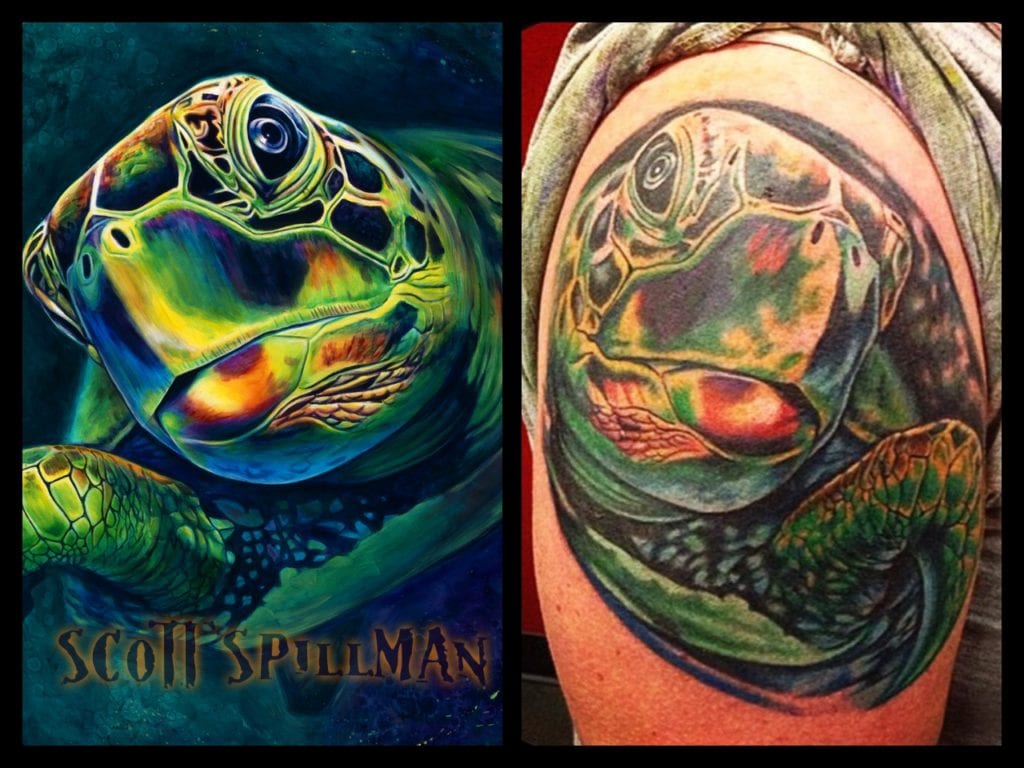 Scott Spillman, Sea Life, Tattoo