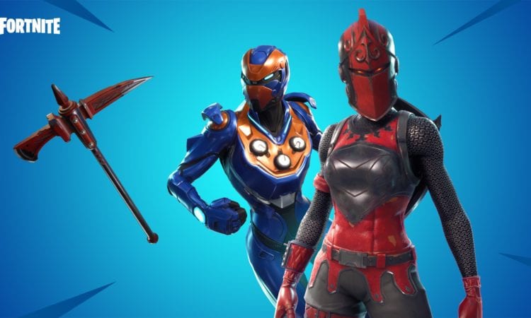 fortnite s rare red knight skin release has fans furious - fortnite skins blue rarity