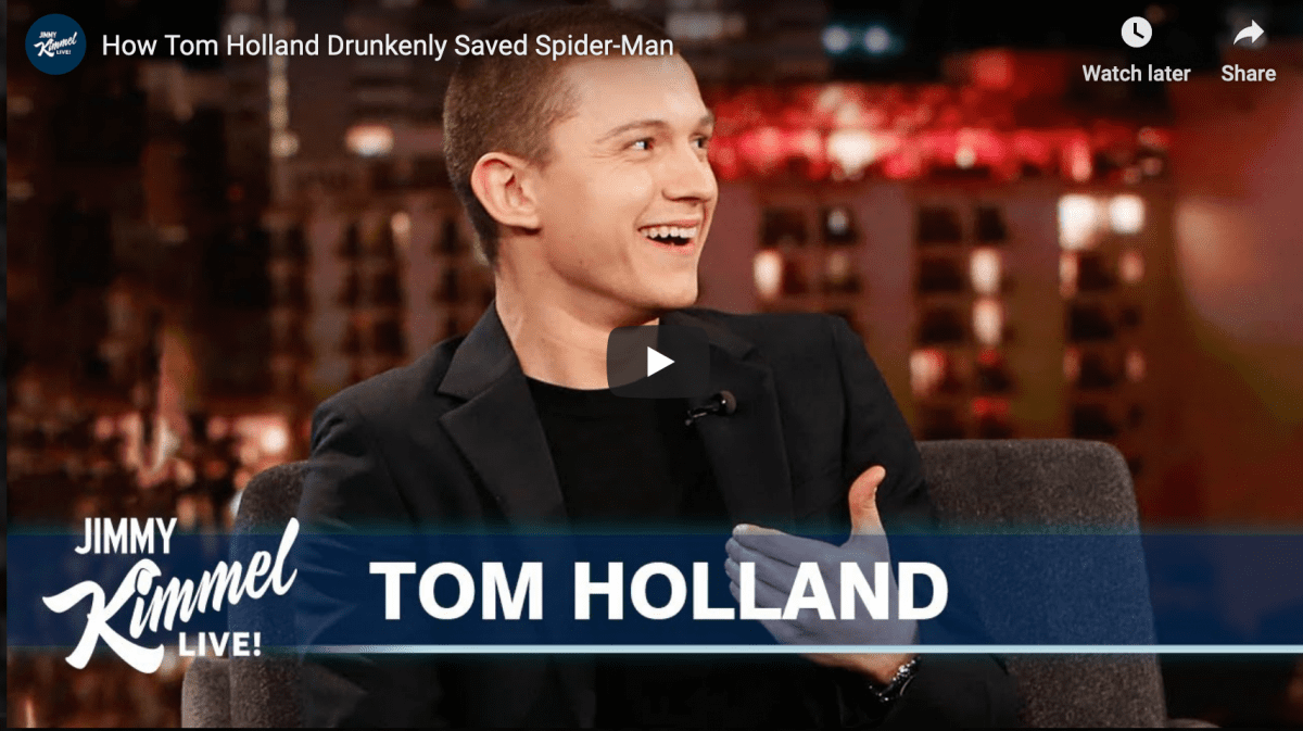 Marvel: How Drunk Tom Holland Saved 'Spider-Man'